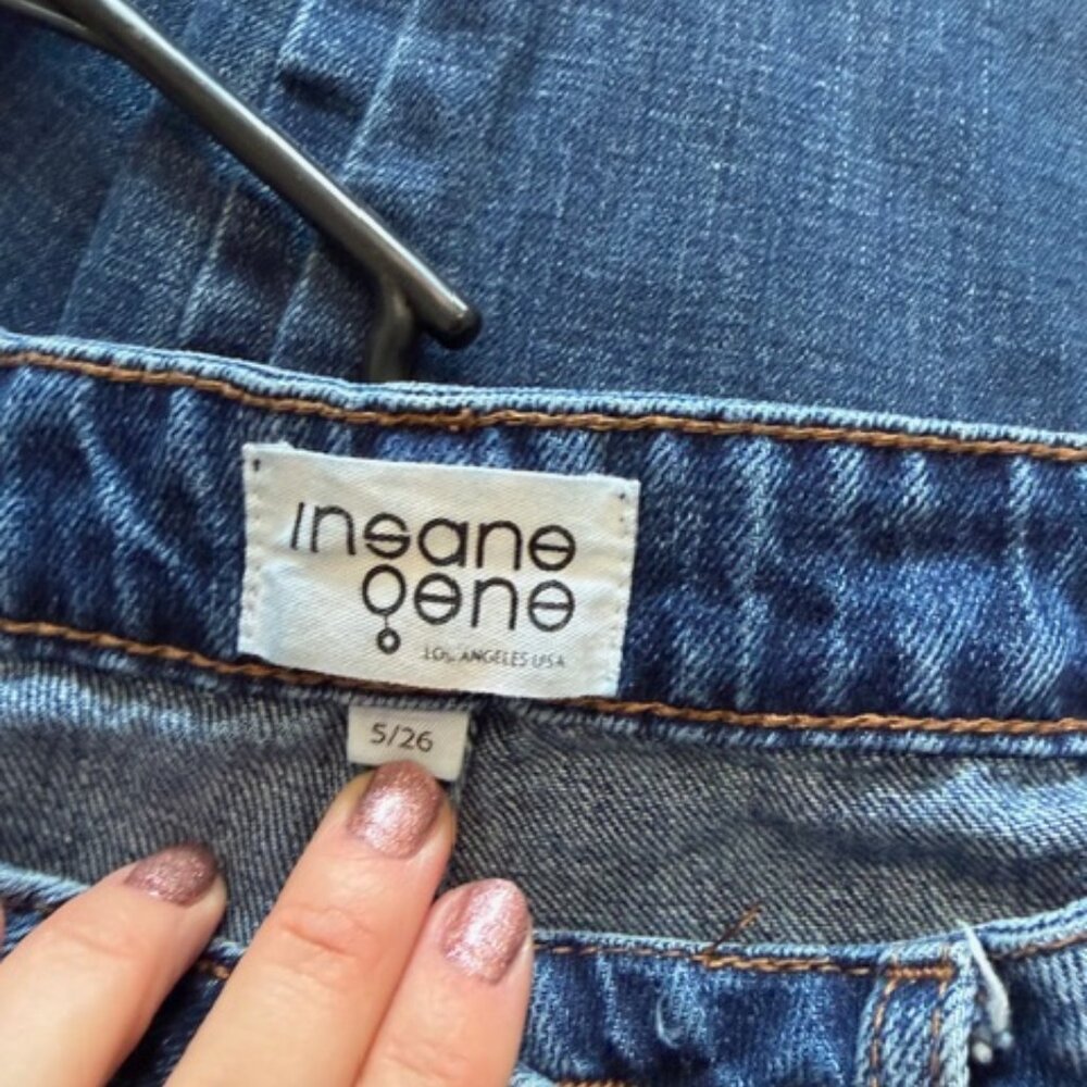Insane Gene Relaxed Wide Leg Patchwork Jeans - Picture 6 of 6